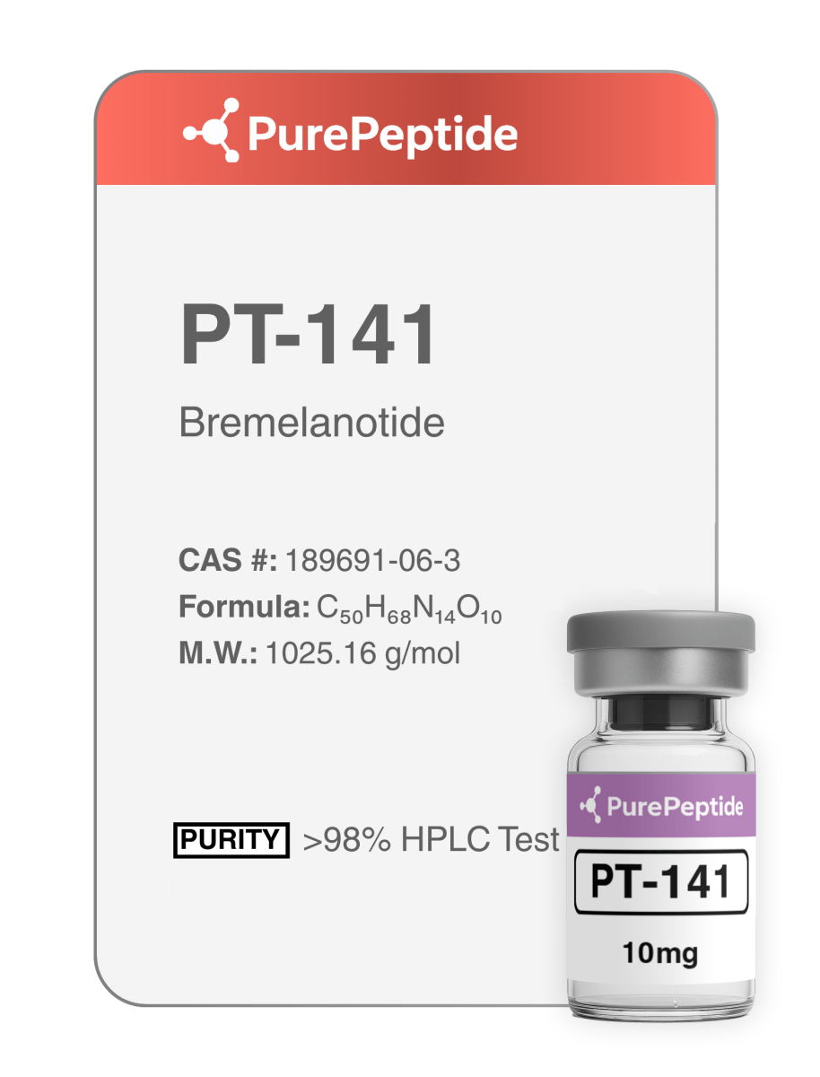 PT - 141 (Bremelanotide)<br>10mg - PurePeptide